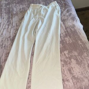 lululemon athletica Cream Wide Leg Pants